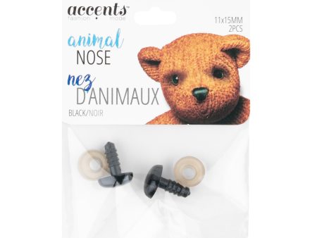 Animal Nose 11mm x 15mm - Black Discount