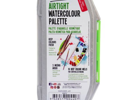 MONT MARTE AirTight Watercolor Palette - 16 Slots Fashion