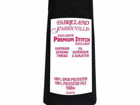 Fabricville Serging Thread 1500m - Black Online