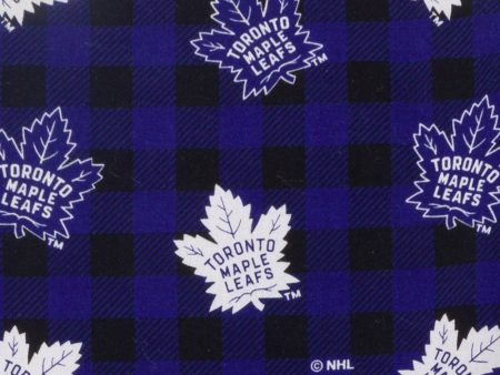 Toronto Maple Leafs (2MAP) - NHL Cotton Print - Plaids - Blue Online