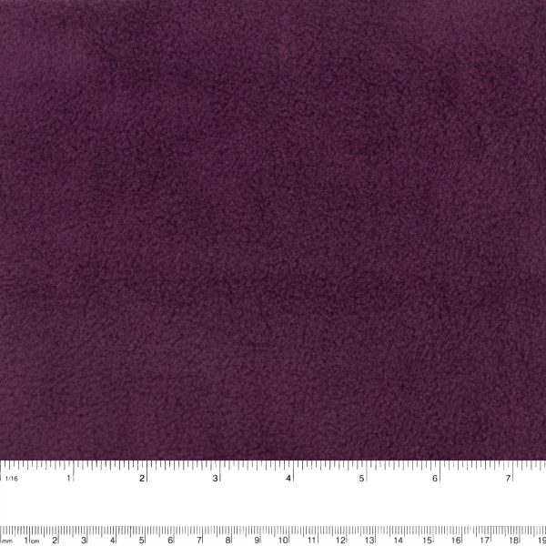 Anti-pill Fleece Solid - ICY - Plum purple Supply