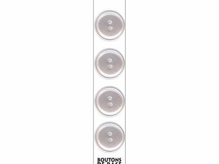 BUTTON BASICS 2 Hole Buttons - 22mm (⅞ ) - 3 pcs Hot on Sale