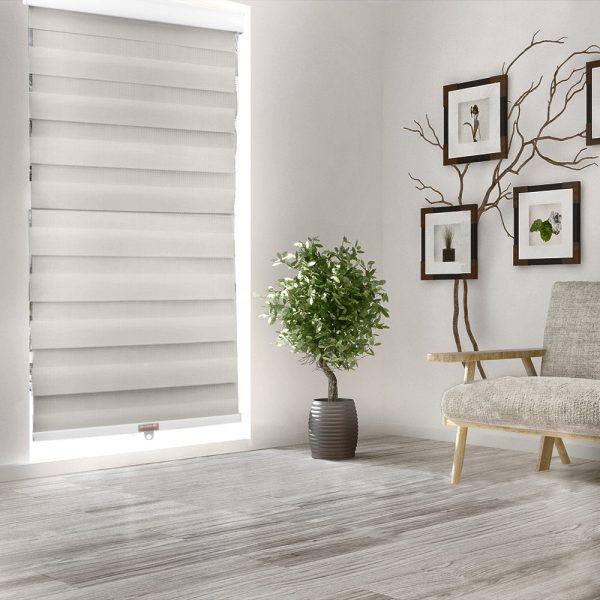 Zebra Cordless Sheer Shade - Grey - 54 x 84 inch Online