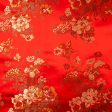 Chinese Brocade - Peony - Red Sale