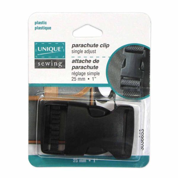 UNIQUE SEWING Parachute Buckle - Plastic - 25mm (1 ) - Black Online Sale