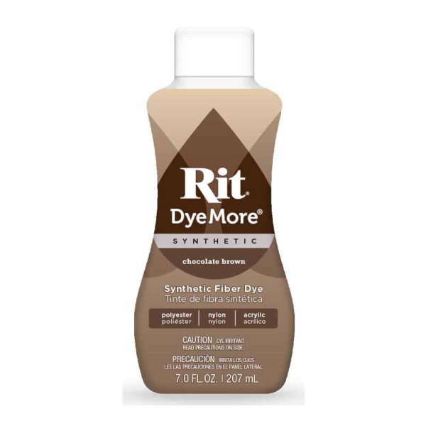 RIT DyeMore Liquid Dye for Synthetic Fibers - Chocolate Brown - 207 ml (7 oz) Online