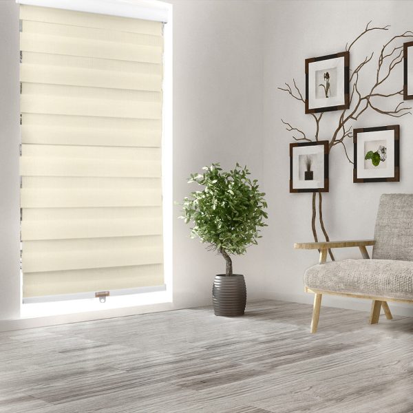 Zebra Cordless Sheer Shade - Linen - 42 x 84 inch Discount