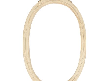 UNIQUE CRAFT Wood Embroidery Hoop - Oval - 15cm (6 ) Fashion