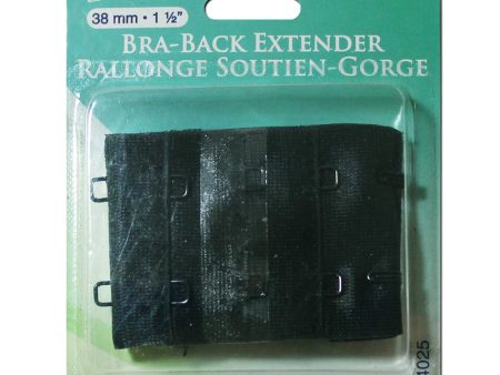 UNIQUE SEWING Bra-Back Extender Black - 38mm   1½  on Sale