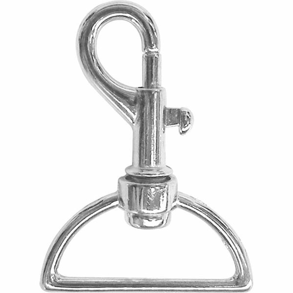 UNIQUE SEWING Swivel Hook - 38mm (1½ ) - Silver Fashion