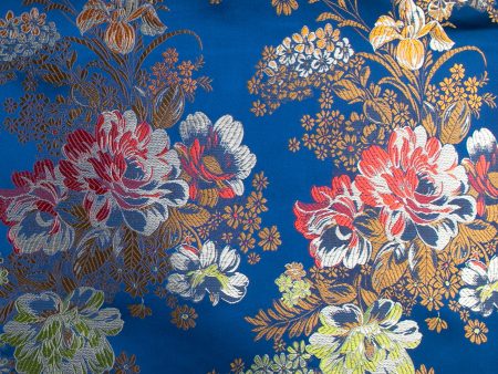 Chinese Brocade - Peony - Blue Discount