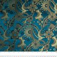 Chinese Brocade - Spirograph flowers - Blue Online