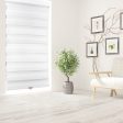 Zebra Cordless Sheer Shade - White - 36 x 84 inch Sale