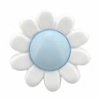 CIRQUE Novelty Shank Button - Light Blue - 15mm (⅝ ) - Flower Online now