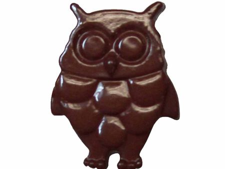 CIRQUE Novelty Shank Button - Brown - 18mm (¾ ) - Owl For Cheap