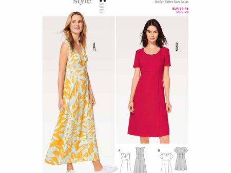 BURDA - 6496 Ladies Dress Cheap