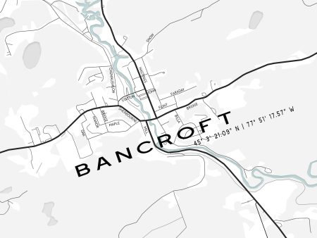 Bancroft Map copy8x8 Sample. Hot on Sale