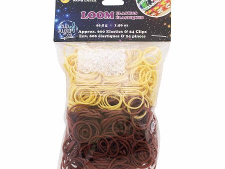 WONDER LOOM Loom Bands - Peach Brown - 600 pcs. Discount