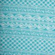 Fashion Embroidery - MARGARET - Teal For Cheap