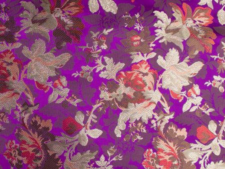 Chinese Brocade - Lily - Purple Hot on Sale