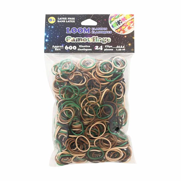 WONDER LOOM Loom Bands - Camo - 600 pcs. Online