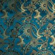 Chinese Brocade - Spirograph flowers - Blue Online