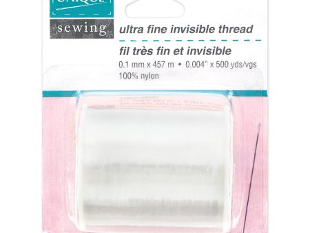 UNIQUE Ultra Fine Invisible Thread 457m - Clear Online Sale