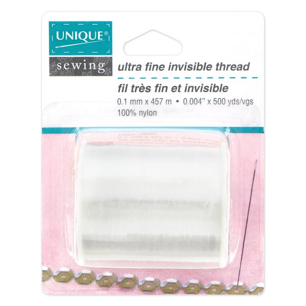 UNIQUE Ultra Fine Invisible Thread 457m - Clear Online Sale